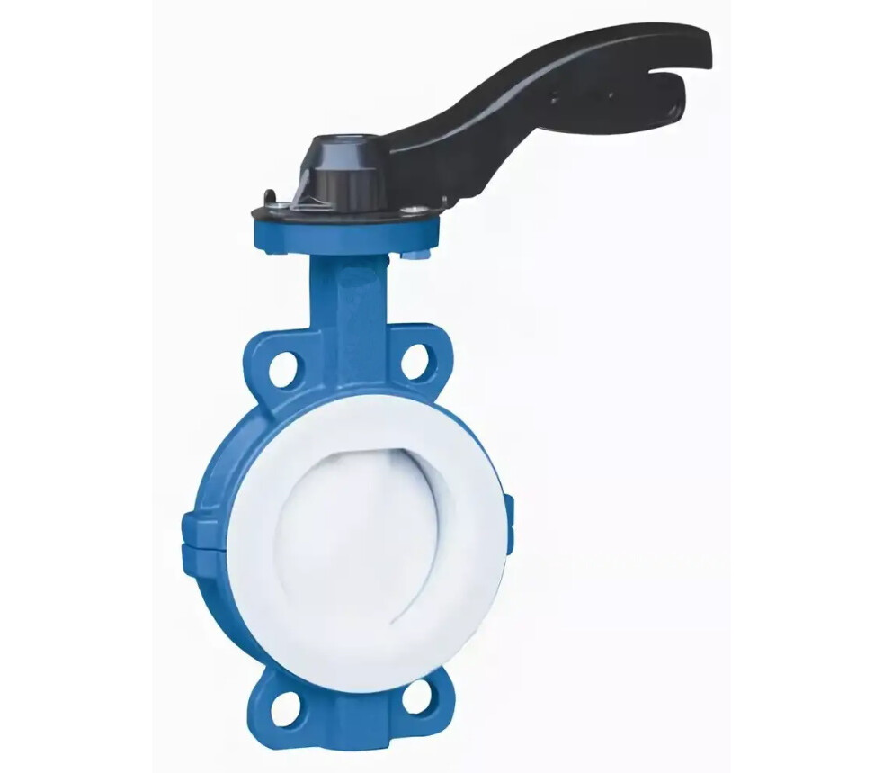 Затвор ЗПХ межфланцевый ручной DN 40 PN 1,6 МПа; PTFE/сталь/сталь купить