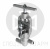 Клапан запорный ручной 1456-10-0 DN 10 PN 10,0 МПа Tр (Tmax) 250 °С, ст. 20 купить